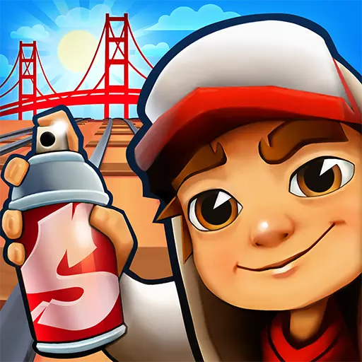 لعبة صب واي Subway Surfers مهكرة للأندرويد