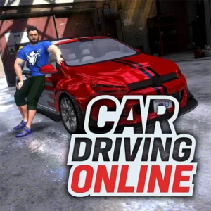 لعبة سيارات واقعية Car Driving Online مهكرة للأندرويد